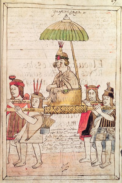 Codice Murua (parşömen) olarak bilinen 