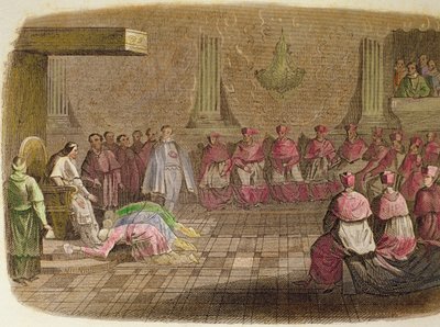 Japon büyükelçileri 1585'te Papa XIII. by Spanish School