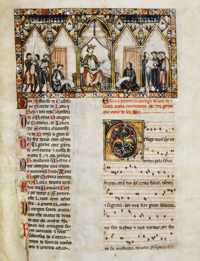 Kral Alfonso X by Spanish School