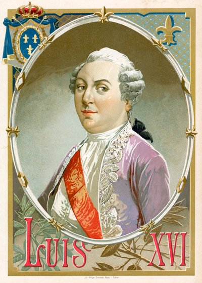 Fransa Kralı XVI.Louis by Spanish School