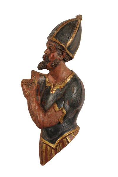 Haçlı bir askerin ıhlamur ağacı oymacılığı, İspanya, c.1600 (kireç ağacı) by Spanish School