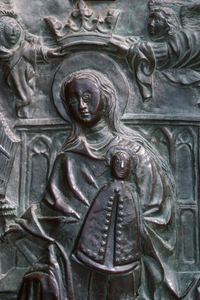 Madonna ve Çocuk (bronz) (249964 detayı) by Spanish School