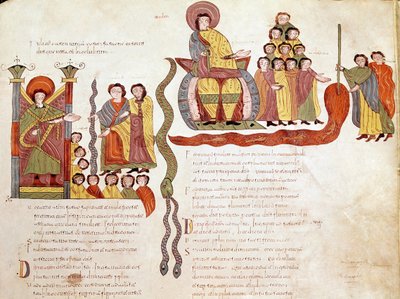Mozarabik İncil sayfası: Vebalar: su kana dönüştü, Mozarabik İncil