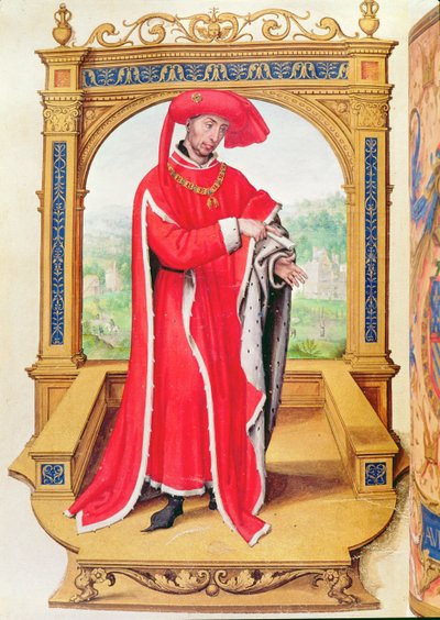 Philip the Good (1396-1467) Burgundy Dükü, Altın Post Nişanı