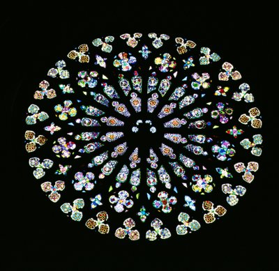 Parlak gül pencere, c.1380 by Spanish School