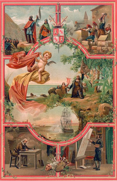 İspanyol Tarihi - Frontispiece by Spanish School