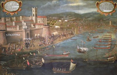 Moors'un Sınırdışı Edilmesi (tuval üzerine yağlı boya) by Spanish School