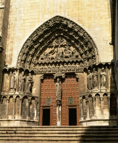 Portada del Sarmental, güney transept, c.1235 by Spanish School