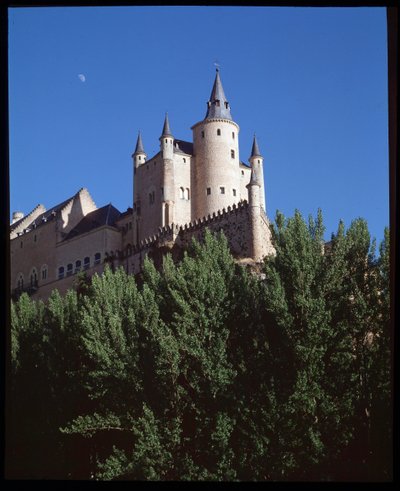 Alcazar'ın görünümü by Spanish School