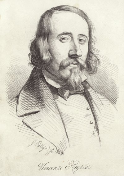 Vincenzo Hoyzler (çizim) by Spanish School