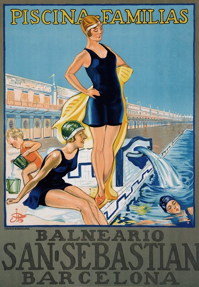 Vintage Barcelona Spa Resort Posteri by Spanish School