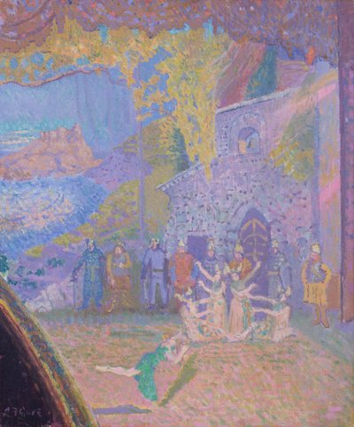 İrlanda Ruhunun Dansı, Alhambra Müzik Salonu, 1910 by Spencer Frederick Gore