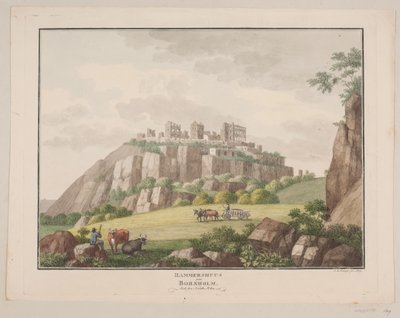 Bornholm'da Hammershus. Kuzey tarafından bakıldığında by Søren L. Lange