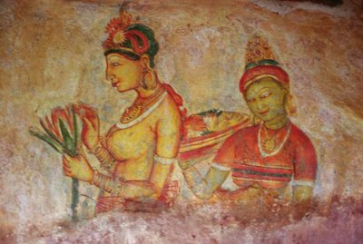 Kaya Kalesinden Bulut Kızları (detay) by Sri Lankan School