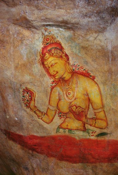 Kaya Kalesinden Bulut Kızları (detay) by Sri Lankan School