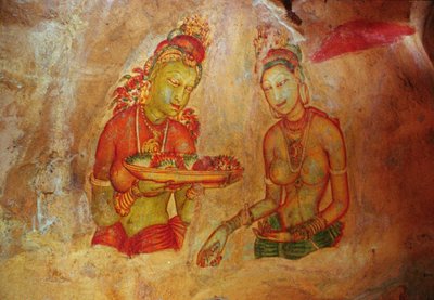Kaya Kalesinden Bulut Kızları (detay) by Sri Lankan School