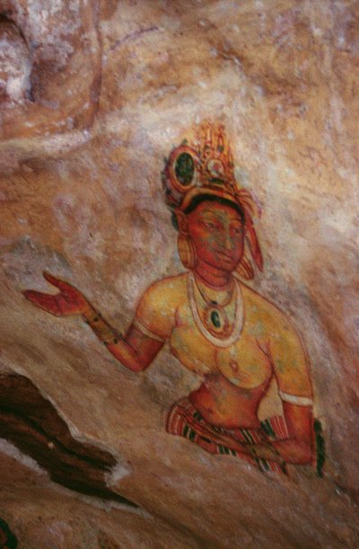 Kaya Kalesinden Bulut Kızları (detay) by Sri Lankan School