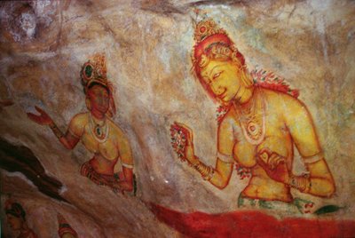 Kaya Kalesinden Bulut Kızları (detay) by Sri Lankan School