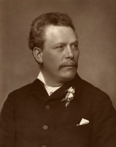 Lionel Brough, İngiliz aktör, 1884 by St James