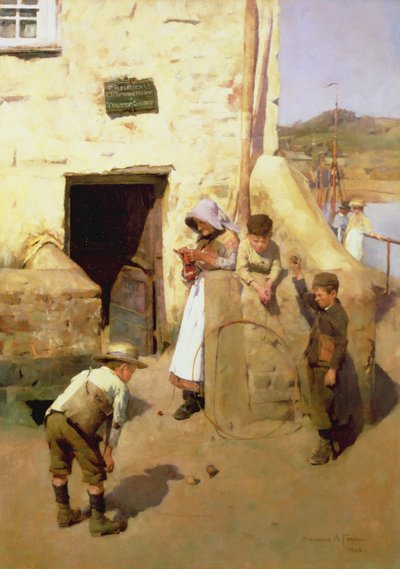 Köyde İş Gevşekliği by Stanhope Alexander Forbes