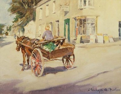 Market günü by Stanhope Alexander Forbes