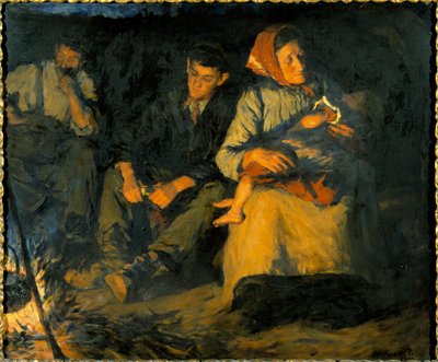 Kamp Ateşinin Etrafında by Stanhope Alexander Forbes