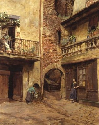 Balkon, Cahors by Stanhope Alexander Forbes
