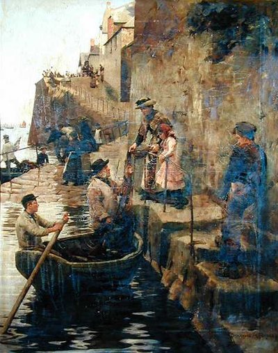 Slip (tuval üzerine yağlı boya) by Stanhope Alexander Forbes