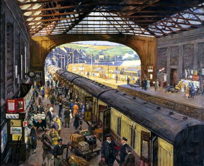 Terminus, Penzance İstasyonu, Cornwall by Stanhope Alexander Forbes