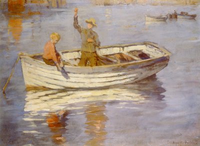 Genç Balıkçılar (petrol) by Stanhope Alexander Forbes