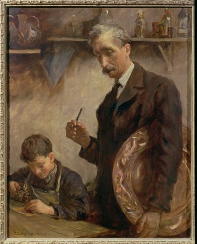 Genç Çırak, Newlyn Copperworks by Stanhope Alexander Forbes