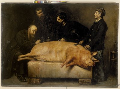 Striknin deneyi (kusmuk cevizden çıkarılan çok zehirli bir alkaloid) by Stanislas Torrents y de Amat