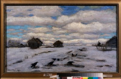Degel. Peinture de Stanislav Yulianovich Zhukovsky (Joukovski) (1873-1944), huile sur toile by Stanislav Joulianovitch Joukovski