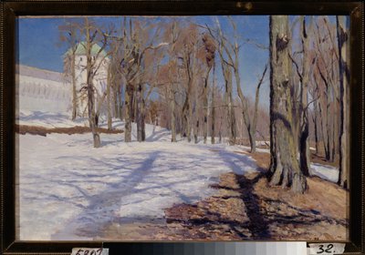Doğanın canlanması. Stanislav Yulianovich Zhukovsky (Zhukovsky) (1873-1944) tarafından tablo, tuval üzerine yağlı boya by Stanislav Joulianovitch Joukovski