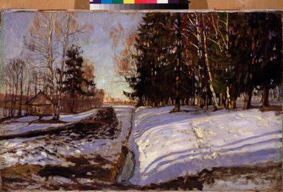 Mars. Peinture de Stanislav Yulianovich Zhukovsky (Joukovski) (1873-1944), huile sur toile by Stanislav Joulianovitch Joukovski
