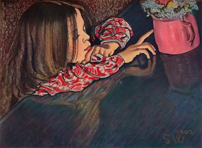 Vazoya Bakan Kız, 1902 by Stanislaw Wyspianski