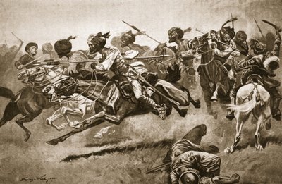 Pao-ting-fu seferi üzerine: Bengal Mızraklılarına hücum, 