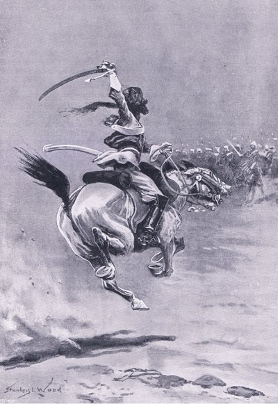 Delhi: Kuşatmacılar sürekli saldırıya uğradı, Temmuz 1857, İngiliz Kara ve Deniz Savaşlarından bir örnek, 1915 by Stanley L. Wood