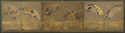 Altı hayran gazetesi: çeşitli konular, Momoyama veya Edo dönemi, 1590-1640. by Sôtatsu