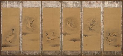 Yaban kazları, Momoyama veya Edo dönemi, 1568-1615. by Sôtatsu