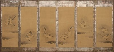 Yaban kazları, Momoyama veya Edo dönemi, 1568-1640. by Sôtatsu