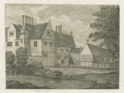 Brewood - Black Ladies Manastırı: gravür ve [?18. yüzyıl] (baskı) by Stebbing Shaw