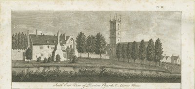 Burton-upon-Trent Manastırı: gravür, nd [c 1795] (baskı) by Stebbing Shaw