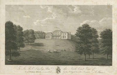 Canwell Hall: gravür, 1797 by Stebbing Shaw