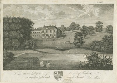 Freeford Hall: gravür, nd [1797] (baskı) by Stebbing Shaw