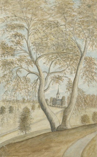 Great Barr Şapeli: sulu boya, nd [1762-1802] by Stebbing Shaw