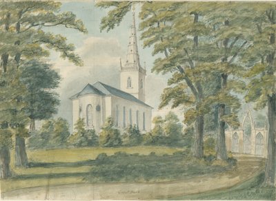 Great Barr Şapeli: sulu boya, nd [1762-1802] by Stebbing Shaw
