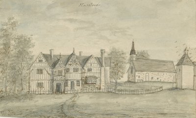Haselour Şapeli: sulu boya, nd [1797] by Stebbing Shaw