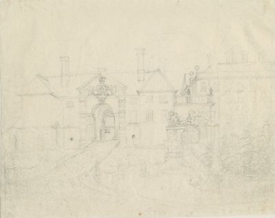 Patshull House: karakalem, nd [?1762-1802] by Stebbing Shaw