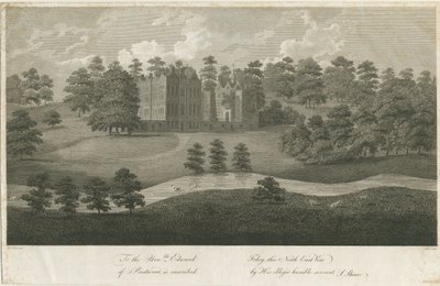 Prestwood Hall: gravür, nd [1762-1802] (baskı) by Stebbing Shaw